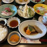 魚梅 - 和膳　天ぷら　1,800円　休日ランチ