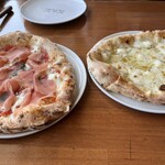 ナルーチェ - マルゲリータ マスカルポーネ　生ハム　ビアンカマスカルポーネはちみつ