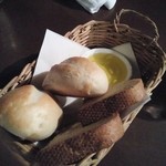 夜市 - お通し　パン　2013/8