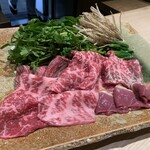 杦 - 鴨と牛肉の鍋