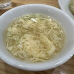 中華 みず谷 - 炒飯スープ