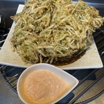 Okonomiyaki Micchan Souhonten - もやしの磯辺揚げ・明太マヨ添え