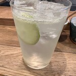 ロス タコス アスーレス - フレッシュライムのアグアスフレスカス