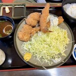 とんかつ とん太 - ヒレ&エビフライ定食