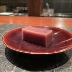 奈良屋町 青 - 水のような水羊羹