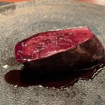 奈良屋町 青 - 新潟真鴨のロースト　玄米黒酢ソース