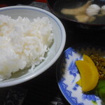 大政旅館 - ご飯＆椀物＆漬物