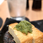 Kouchi Ate To Sake Hotaeru - ぬたの厚揚げ豆腐！これが高知のぬたという緑の万能薬味？美味い☆