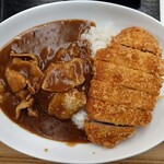 湯乃泉 東名厚木健康センター - 料理写真:2024年2月　ポークカレー＋自家製とんかつ　860+350円