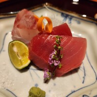 あらまさ 別館 - 真鯛と本鮪のお造り