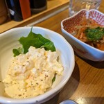 うどん宮武 - タマゴの入ったマカロニサラダ。美味しいよ。