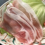 Sumoto Onsen Kagetsukan - 豚肉しゃぶしゃぶしゃぶ