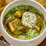 渡辺料理店 - 蝦夷鮑とベーコンのフラン　肝と海藻のソース　これがとんでもなく美味かった