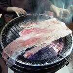 肉匠 坂井 - 大判しゃぶしゃぶ！たまごを付けて食べます！