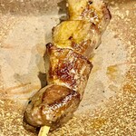 酒亭 田中 - ここから黒薩摩鶏　先ずは砂肝です　しっかり締まって鮮度も抜群です