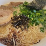 鶏そばや 竜神洞 - 鶏そば(細麺) 大盛り