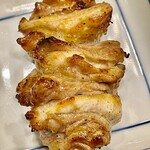 酒亭 田中 - 黒薩摩鶏せせり　首皮と一緒に切り出して焼くともっと美味しくなると思います