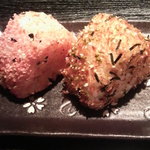 天照 - ランチサービスのおにぎり