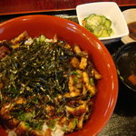 うなぎの半助 - 松丼のまぶし（＋50円）