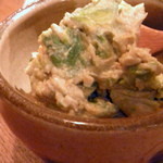 氏ノ木 - 【2013-12】焼きササミ粕漬け　アボカド　たらこ　白和え