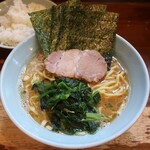 家家家 - ・「らーめん＋ライス(¥780＋無料)」