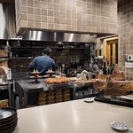 anchoa - カウンター席からの眺め