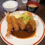 洋食SAEKI - ミックスフライ　ランチ