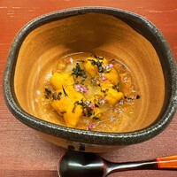 日本料理 久丹 - うにとカニのお刺身　ジュレがけ