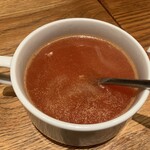 Ishigamaya Hambagu - スープ