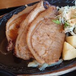 広陵カントリークラブレストラン - 生姜焼き アップ