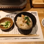 のどぐろ専門 銀座 中俣 - 土鍋ごはん