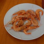 Gimbras by Oleg - サービスの小エビの塩ゆで