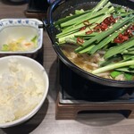 仙台牛たん福助 - 料理写真:もつ鍋定食