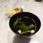 うなぎ 魚政 - 肝吸い