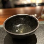 蒼 - 神経〆真鯛のコンソメ