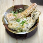 讃岐うどん がもう - うどん小　ちくわ天・昆布天