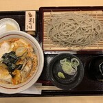 Sobadokoro Ooyabu - 牡蠣とじ丼セット大