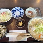 瀬の本農場 八菜家 - 高菜めし だご汁定食 ￥1500