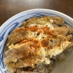 大脇屋本店 - 七味唐辛子をかけて