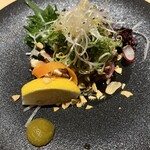 焼き鳥・日本酒ダイニング SAKi - 丹波黒地鶏　ももタタキ