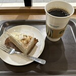 Sutabakku Su Kohi - ドリップコーヒーホット＋ホワイトモカケーキ