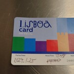 HENRIQUE SÁ PESSOA - リスボアカード　メトロ　トラム　ポルトガル鉄道（一部区間）などが乗り放題