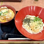 Tokutoku - 温ぶっかけうどんとかつ丼のセット