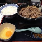 Yoshinoya - 牛すき鍋膳　大盛　￥680