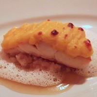 銀座 ハプスブルク・ファイルヒェン - 魚: ソテーした平目とカルトフェルクルステ