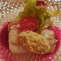 銀座 ハプスブルク・ファイルヒェン - 前菜: オマール海老と冬野菜のツュルツヒェン