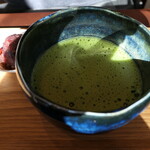 古伝餡 浜岡屋 - （2023/12月）お抹茶ひとくちの餡添え