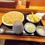 そば処 紫葉庵 - 天付き蕎麦