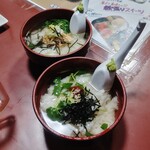 とり八 - 鮭茶漬け　梅茶漬け