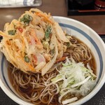 蕎麦一心たすけ - 天ぷらそば　かき揚げ